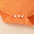 thumbnail image 6 of 3Pcs Baby Girls Halloween Party Costumes Pumpkin Printed Outfits Long Sleeve Romper + Flare Pant + Headband Fall Clothes Set 0-18M, 6 of 8