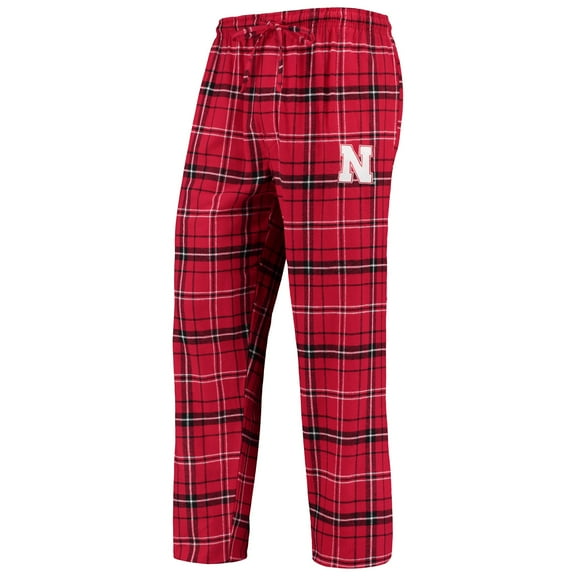 Men's Concepts Sport Scarlet/Black Nebraska Huskers Ultimate Flannel Pants