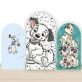 thumbnail image 3 of 101 Dalmatians 7.2FT Arch Backdrop Cover 101 Dalmatians Birthday Party Round Top Backdrop Stand Cover for Birthday Party Ceremony Banquet Decoration, 3 of 5