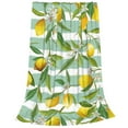 thumbnail image 2 of Fotbe Lemon Manta de Franela Acolchonada con Estampado, Súper Suave y Esponjosa, Extra Grande para Sofá, Cama, Uso Todo el Año-60"x50", 2 of 7