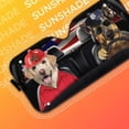 thumbnail image 4 of Custom 3D Police And Firefighter Dog Car Sunshade For Pet Lovers, 4 of 5
