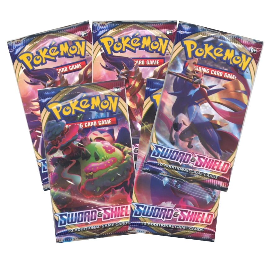 4 Pokemon Sword and Shield 3 Card Booster Packs Unopened Lot Expansion for sale online 