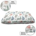 thumbnail image 3 of Cartoon Pet Bed, Pastel of Crocodile and Balloons Jungle Party Animals Print, Chew Resistant Pad for Dogs and Cats Cushion with Removable Cover, 24" x 39", Multicolor, by Ambesonne, 3 of 4