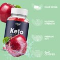 thumbnail image 6 of Vital Ketogenic + ACV Gummies, Vital Ketogenic Gummies, Official Vital Ketogenic Gummy Dietary Supplement Men Women  (3 Pack), 6 of 6
