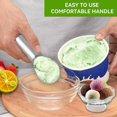 thumbnail image 3 of 4cm Ice Cream Scoop, Non-stick Aluminum Cream Scoop (Silver), 3 of 5