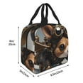thumbnail image 2 of Pofeuu Steampunk Squirrel Pilot Print Lunch Bag Lunch Box Large Capacity Insulated Lunch Bag for Adult, Leakproof Reusable Lunch Tote Bags for Work, 2 of 5