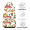 thumbnail image 5 of Gaeub Autumn Harvest Truck 2Pack Full Set Car Seat Covers with Soft Padding Universal Auto Front Seats Protector and Cushion Mat, 5 of 7