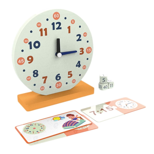 Montessori reloj de madera juguetes juego educativo para aula bebé Zulema Rompecabezas de reloj de enseñanza