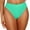 Green, variant on Miqool Women's High Waisted Bikini Bottoms Full Coverage Bathing Suit Bottoms Tummy Control Swim Bottoms Swimsuit Briefs
