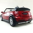 thumbnail image 2 of New 5" Kinsmart Mini Cooper S Convertible Diecast Model Toy Car 1:28 Red, 2 of 3
