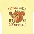 thumbnail image 4 of Inktastic 1st Birthday Squirrel Let's Go Nuts Party Theme Boys or Girls Baby Bodysuit, 4 of 5
