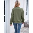 thumbnail image 2 of Womens Jacket Coat Casual Stand Collar Zip Up Fall Fashion Jackets Outfits with Pockets  Green M, 2 of 8