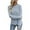 Gray, variant on Scyoekwg Womens Fall Sweaters Knitted Sweater Hooded Sweater Fall Winter Clothes Warm Casual Solid Color Long Sleeve Pullover Sweaters(Gray,XL)