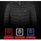 thumbnail image 4 of Chaqueta calefactora, Chaqueta calefactora eléctrica cálida para invierno al aire libre, 8, 4 of 5