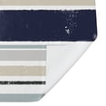 thumbnail image 6 of Creative Products Navy and Blue Stripes 71x74 Shower Curtain, 6 of 7