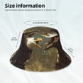 thumbnail image 5 of Balery Dinosaur Bald Eagle Sun Hats for Men Women Bucket Hat UPF 50+ Buckey Hat Boonie Hat Foldable UV Protection Hiking Beach Fishing Summer, 5 of 9