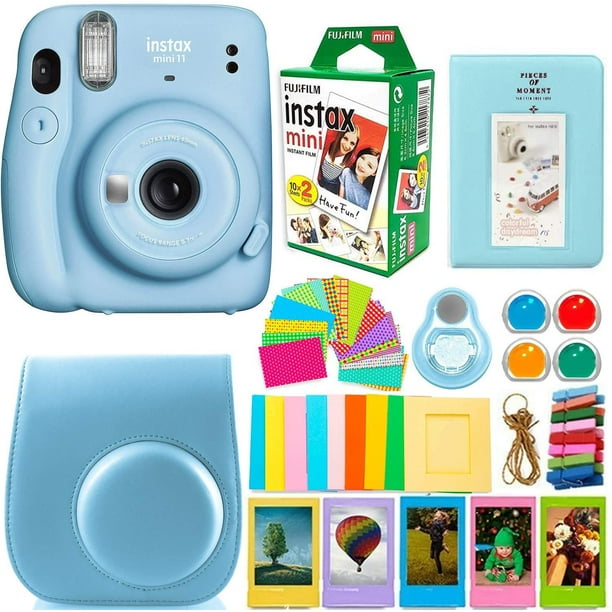 Fujifilm Instax Mini 11 Camera With Fuji Instant Film Sheets Accessories Bundle Includes Case Filters Album Lens And More Walmart Com Walmart Com