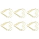 thumbnail image 5 of Clips de papel Bling Bling 100 piezas Metal Corazón, 5 of 12