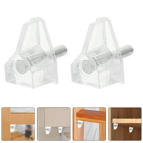 HEATSHAKING clear shelf pegs Shelf Support Pegs Transparent Shelf Securing for Bookshelves 50Set