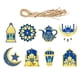 thumbnail image 4 of 8 adornos Eid Mubarak, adornos Eid Al Fitr, decoraciones colgantes islámicas Azul, 4 of 9