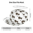thumbnail image 5 of Goofa Dachshund Dog Printed Men's Baseball Cap,Straight Brim Hat,Golf Dad Hat,Versatile Style,Sun Protection Cap,Travel Hat, 5 of 9