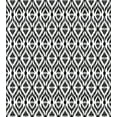 thumbnail image 3 of Ambesonne Tribal Duvet Cover Sets, Sketchy Seem Rectangular, 2-King, Black and White, 3 of 7