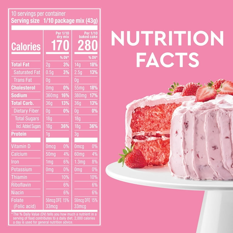 Duncan Hines Signature Perfectly Moist Strawberry Cake Mix