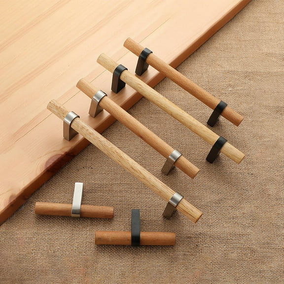 WHAMVOX Silver from Solid Wood Handle Home Decoration Exquisite Color