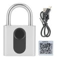 thumbnail image 3 of Smart Bluetooth Padlock with Fingerprint Recognition and Phone App Control for Dormitory and Warehouse Security, 3 of 8