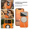 thumbnail image 3 of iPhone 14 Pro Max Case,Wireless Charging Ready, Camera Lens Protector Cover for Apple iPhone 14 Pro Max,Orange, 3 of 6