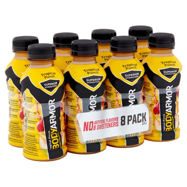 BODYARMOR Sports Drink, Tropical Punch, 12 fl oz, 8 count