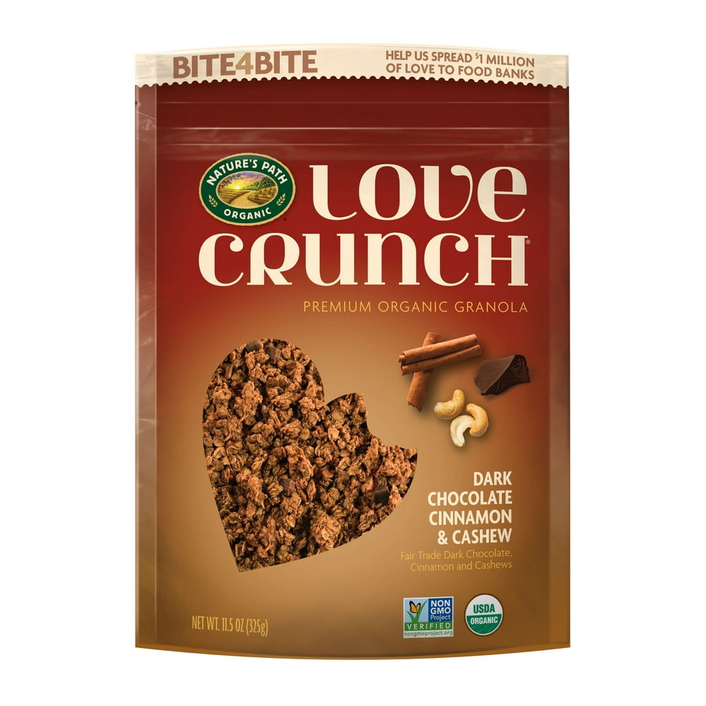 Natures Path Love Crunch Dark Chocolate Cinnamon & Cashew Premium