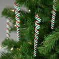 thumbnail image 3 of Northlight Pack of 4 Red, White and Green Candy Curls Christmas Ornaments 7", 3 of 7