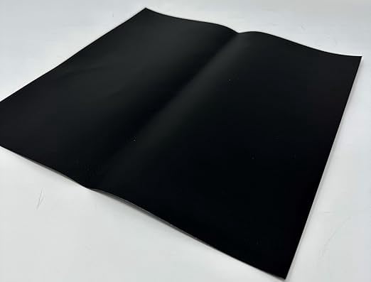 RH Adhesives Vinyl Patch Kit with 10-inch by 10-inch Reinforced Vinyl, 1 oz. Tube of HH-66 TF Vinyl Cement, Applicator Brush, Alcohol Wipes (Black, Midweight Vinyl (14 oz.))
