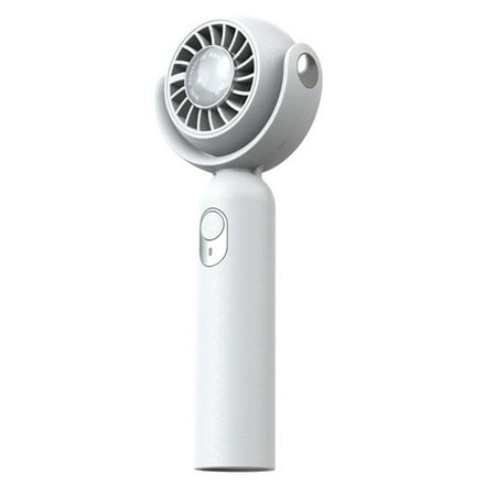 

Portable Handheld Fan Rechargeable Battery Operated Small Personal Fan Foldable Mini Desk Fan Cooling Electric Fan for Travel Outdoors Indoors white