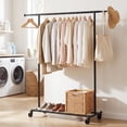 thumbnail image 4 of Costway Garment Rack with Extendable Rods, Clothes Stand on Wheels for , Dressing Rooms, 4 of 10
