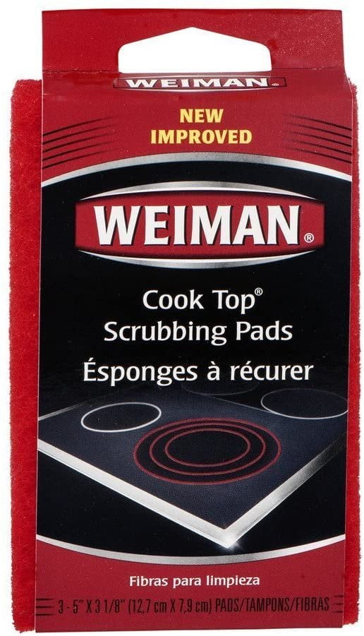 glass top scrubbing pads