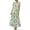 Floral White Green, variant on Womens Summer Dresses V Neck Hollow Out Eyelet A Line Flowy Boho Beach Vacation Wedding Guest Maxi Dress