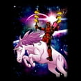 thumbnail image 2 of Men's Marvel Deadpool Universe Taco Unicorn  Graphic T-Shirt, 2 of 5