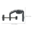 thumbnail image 2 of BESTYASH Table Clamps Desktop Mounting Clamp Black Aluminum Plastic For Workspace Setup 1Set, 2 of 8