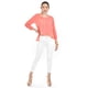 thumbnail image 2 of Blusa con abertura en espalda Roman Fashion /Juvenil, 8036 (Coral) coral CH, 2 of 4