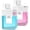 61 Fl Oz (Pack of 2), variant on 3 Pack Laundry Detergent Dispenser, 78oz Laundry Soap Dispenser, Refluxable Laundry Detergent Container, Plastic Liquid Laundry Detergent Dispenser for Laundry Room Organization with 6 Labels