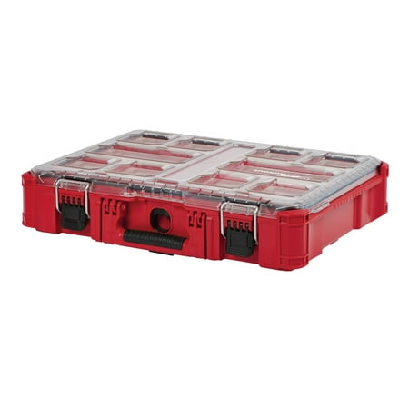 UPC: 0045242505319 | Milwaukee 48-22-8430 – Packout 10-Compartment Storage Case  Tool Boxes & Organizers