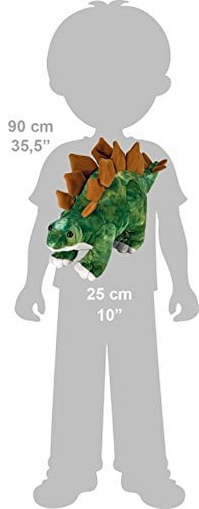 Wild Republic Stegosaurus Plush, Dinosaur Stuffed Animal, Plush Toy, Gifts for Kids, 10 Inches