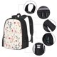 thumbnail image 2 of Balery Wildflower Watercolor 3 Mochila para hombre y mujer - Tela Oxford 600D resistente - Gran capacidad, resistente al agua, ideal para la escuela, viajes y senderismo, 2 of 6