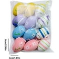thumbnail image 3 of Easter Eggs, 12pc 3D Hanging Egg Decorations for Spring Home, Holiday Table Centerpiece, Easter Party, Festive Colorful Egg Display, Gift Decor Easter Decoratinos, 3 of 6