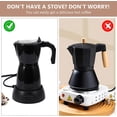thumbnail image 3 of Coffee Pot Electric Moka Pot 6 Cup, Espresso Coffee Maker Cafeteras Electricas Italian Coffee Maker Espresso Makers Portable Aluminum Electric Mocha Pot, Coffee Machine Moka Maker, 3 of 8