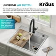 thumbnail image 5 of KRAUS Flat-Top Garbage Disposal Air Switch Button in Matte Black, 5 of 9