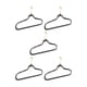 thumbnail image 4 of 5 piezas de perchas de ropa de alta resistencia Percha de acrílico Percha de abrigo con brillo con gancho giratorio para traje, 4 of 9
