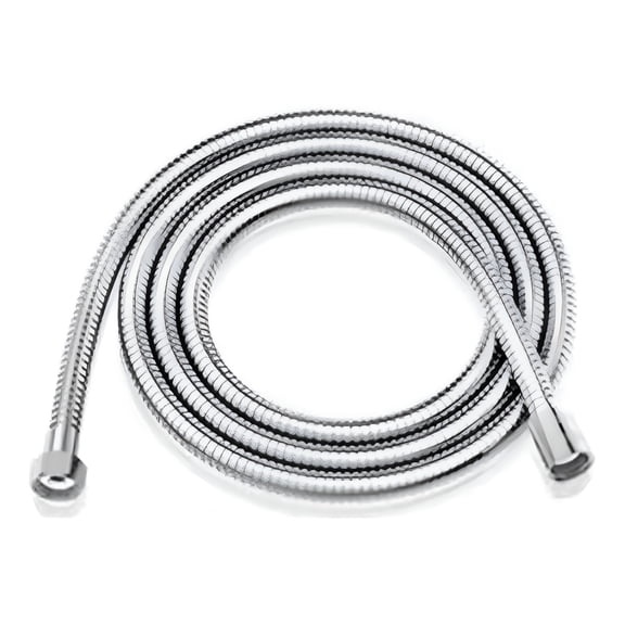HIBIBUD Shower Head Shower Hose, Extra Long Stainless Steel Handheld Shower Head Hose With Brass Insert and Nut - and Flexible 59 Inches Silver
